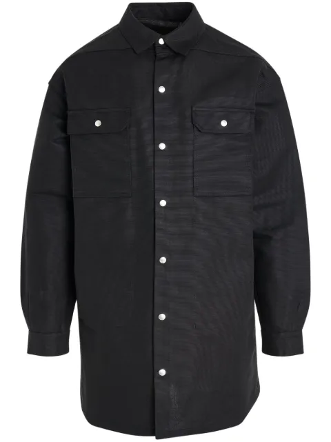 Rick Owens camisa con botones a presión