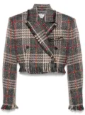 Giuseppe Di Morabito checked jacket - Grey