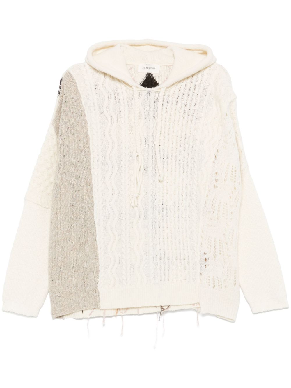 atomo factory panelled sweater