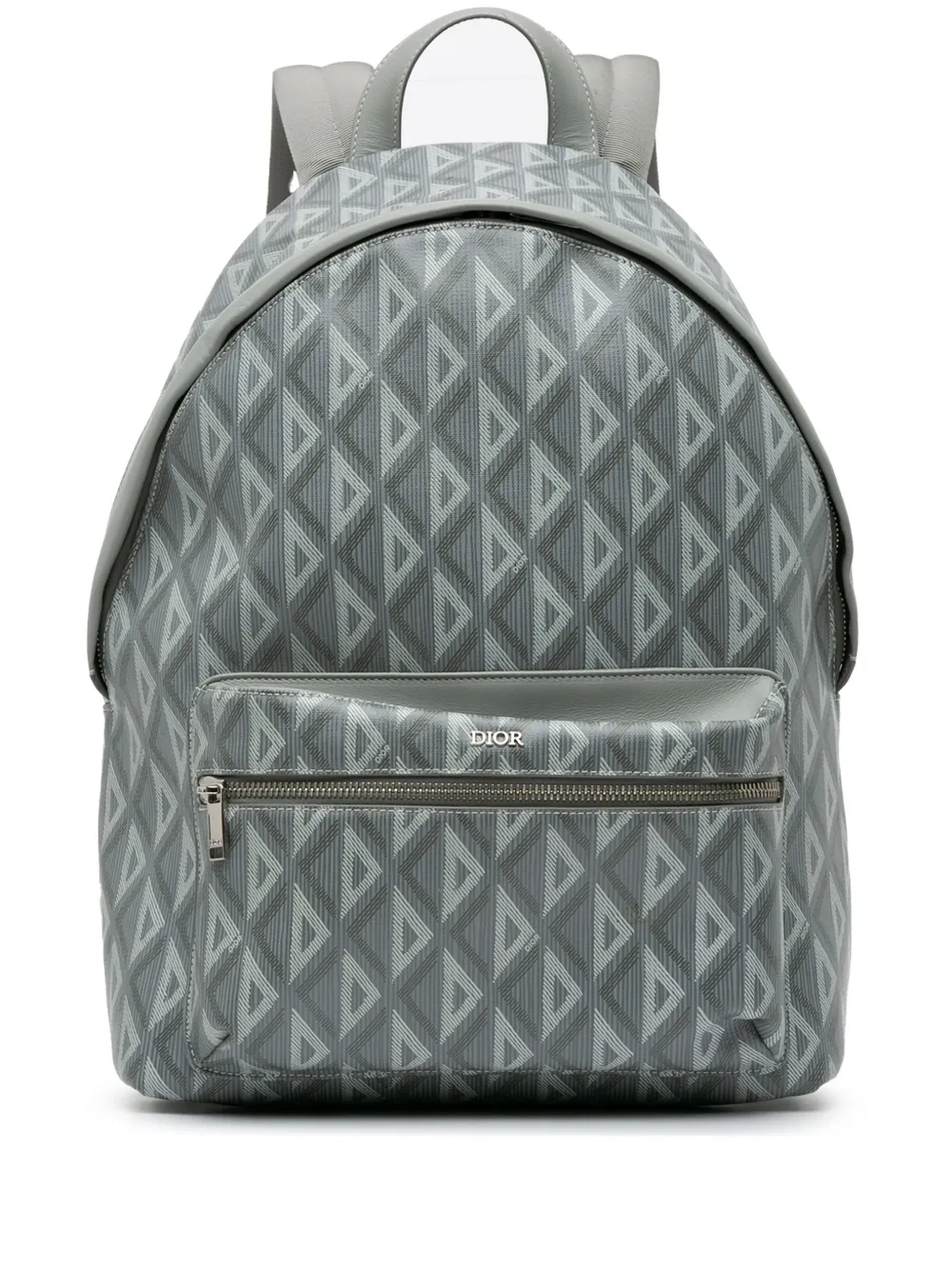 Christian Dior PreOwned 2022 CD Diamond Rider Zipped Backpack Grey