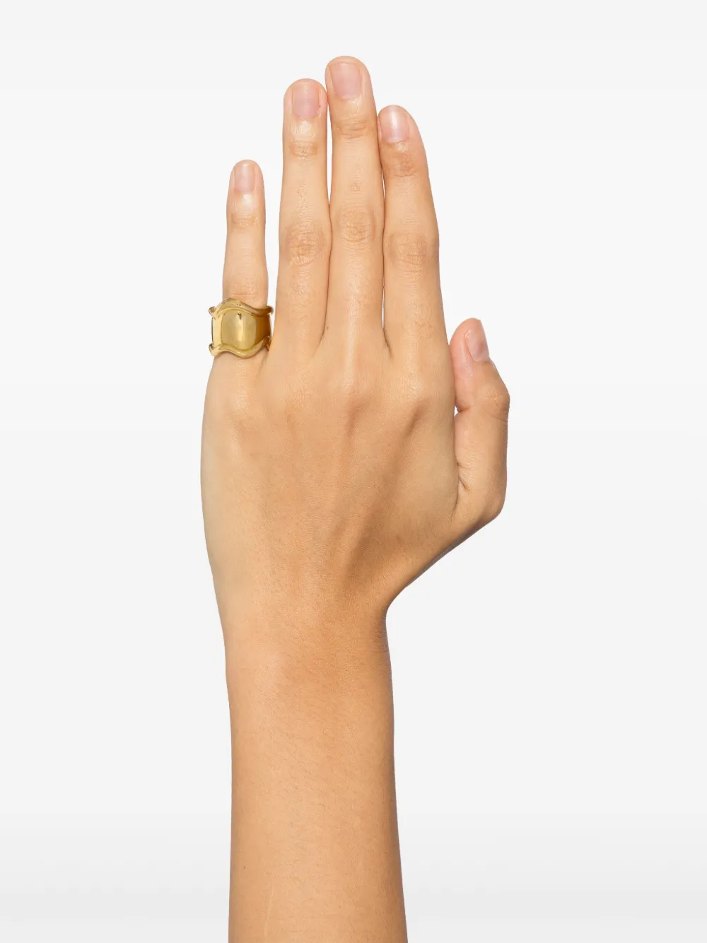 Eshvi wave brass ring | Image 2