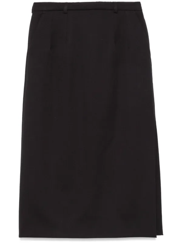 Dolce & Gabbana ギャバジンスカート | ブラック | FARFETCH JP