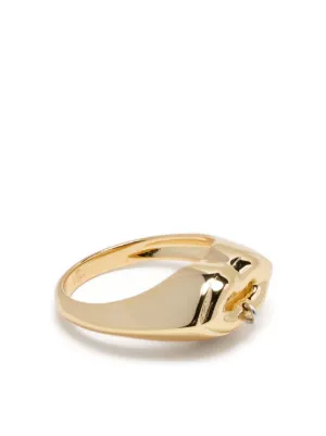 Ferragamo ヴァラリボン リング | ゴールドトーン | FARFETCH JP