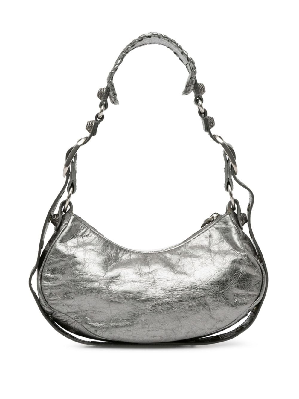 Balenciaga Pre-Owned 21th Century Metallic Motocross Le Cagole XS shoulder bag - Zilver