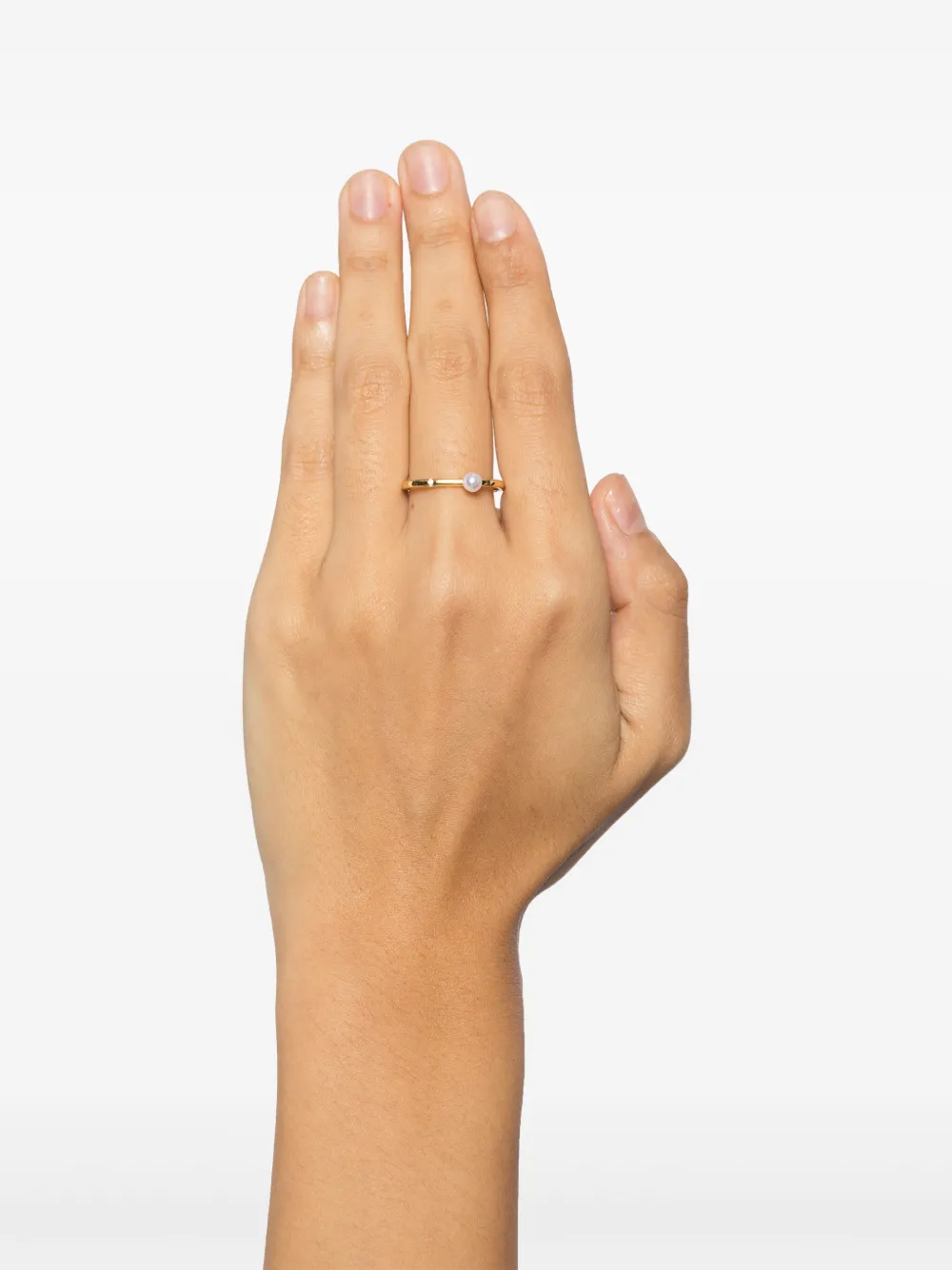 Eshvi square pearl ring | Image 2