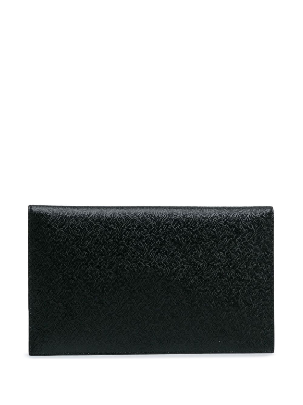 Saint Laurent Pre-Owned 2023 Grain de Poudre Uptown Pouch clutch bag - Zwart