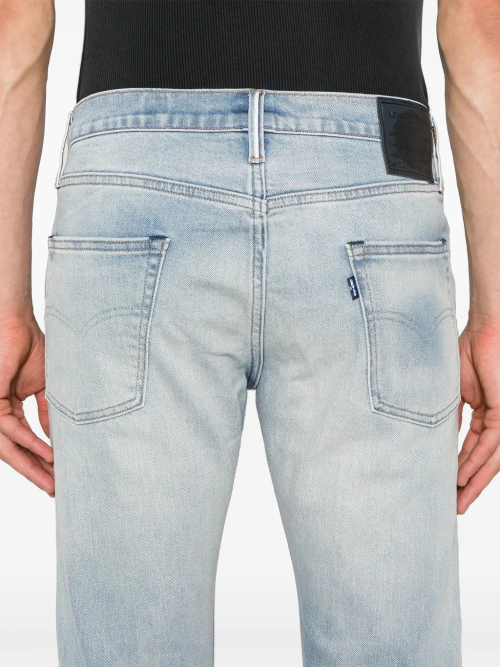 Levi's Jeans met toelopende pijpen Blauw
