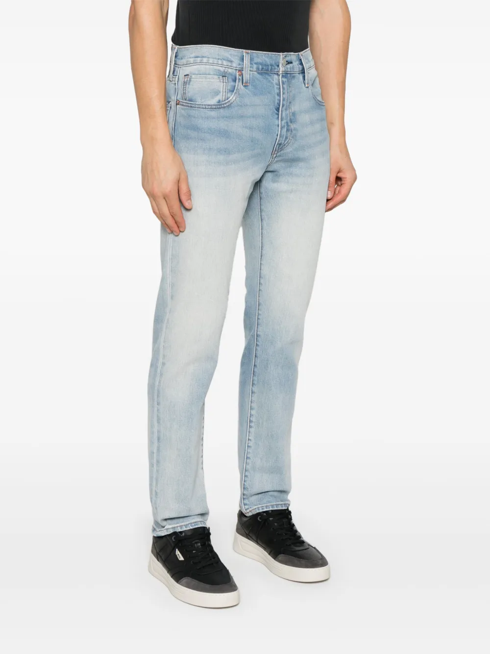 Levi's Jeans met toelopende pijpen Blauw