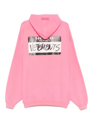 VETEMENTS パーカー ピンク　21ss VETEMENTS（ヴェトモン）メンズ パーカー - FARFETCH