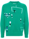 KidSuper graphic embroidery jumper - Green