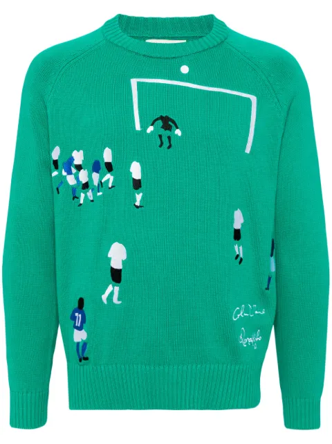 KidSuper graphic embroidery jumper