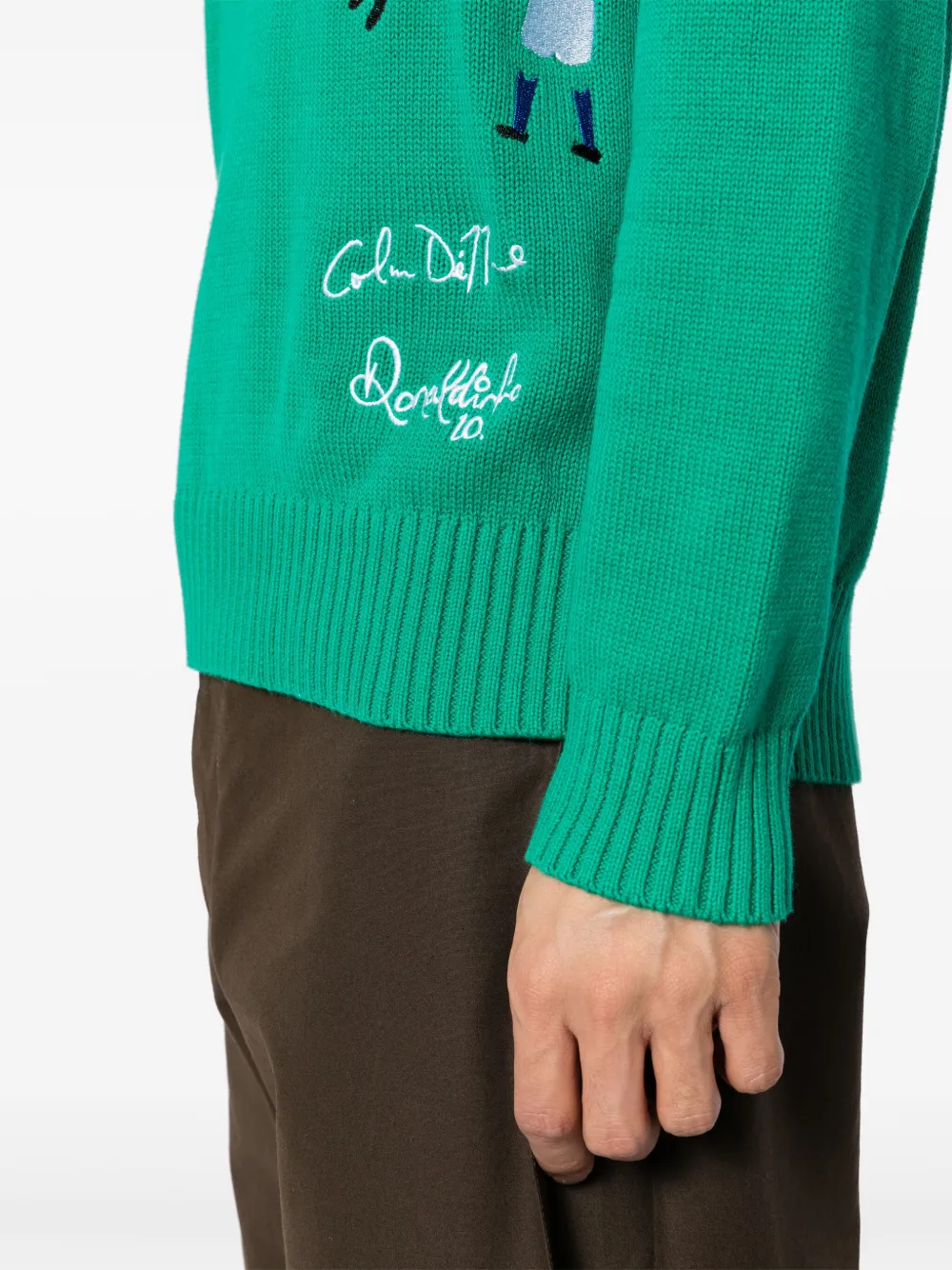 KidSuper Trui met borduurwerk Groen