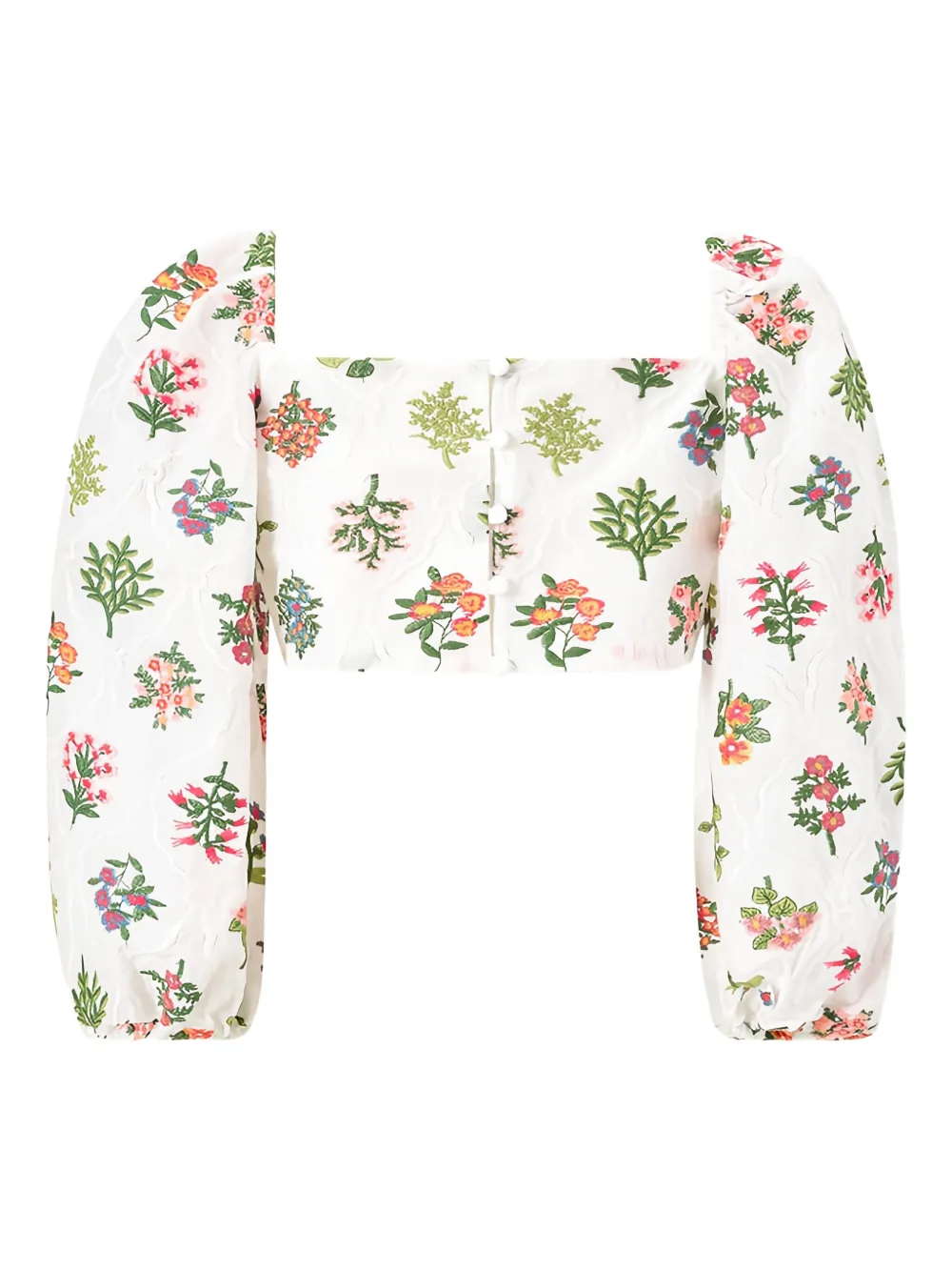 MARLO Lilian embroidered puff-sleeve top | Girls Blouses | Image 2