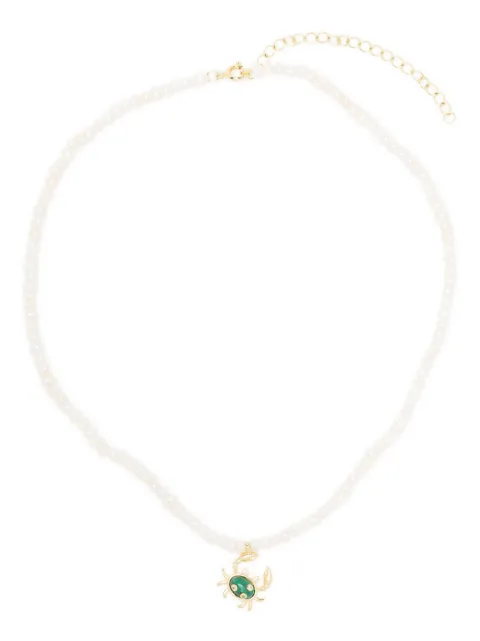 Eshvi pearl crab necklace