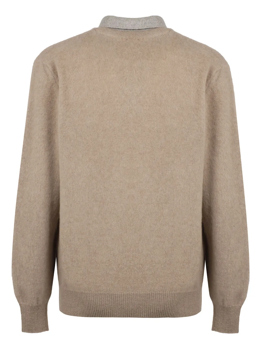 Kiton Trui met V-hals - Beige