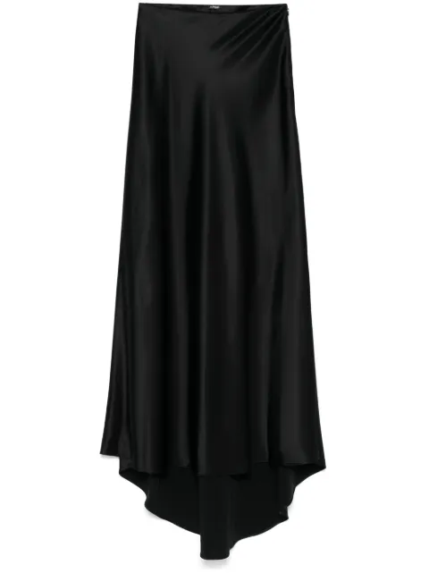Kiton slip-style satin maxi skirt
