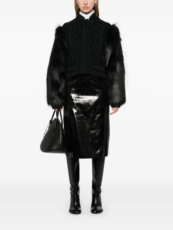 Givenchy faux fur coat best sale