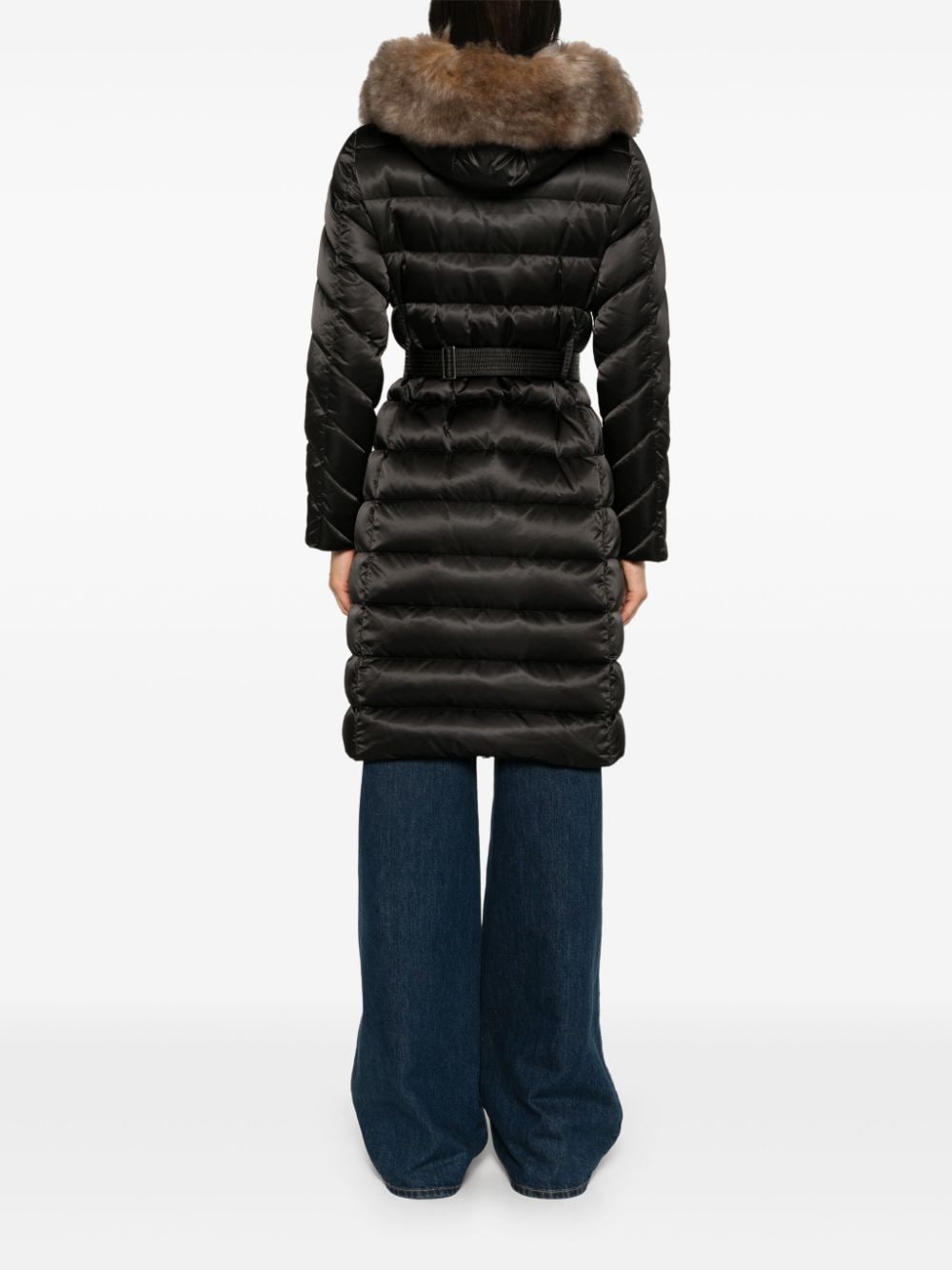 Shop Moncler Leersie Coat In Black