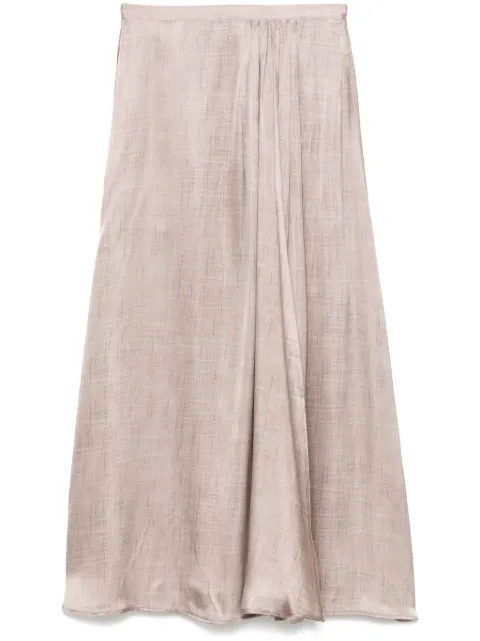 Kiton falda midi con detalle plisado