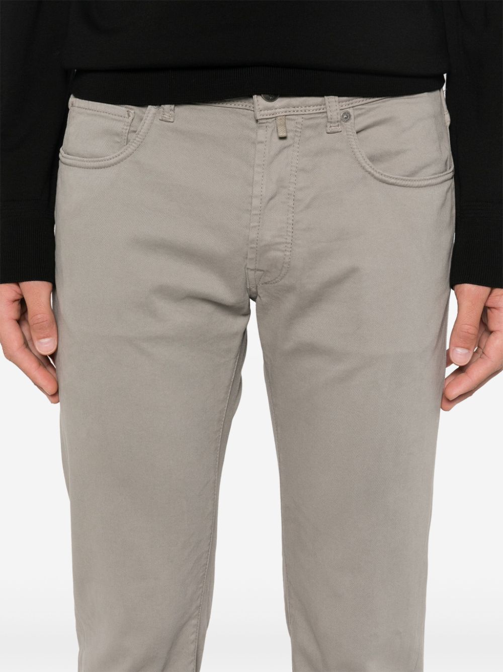 Incotex Slim-fit broek Grijs