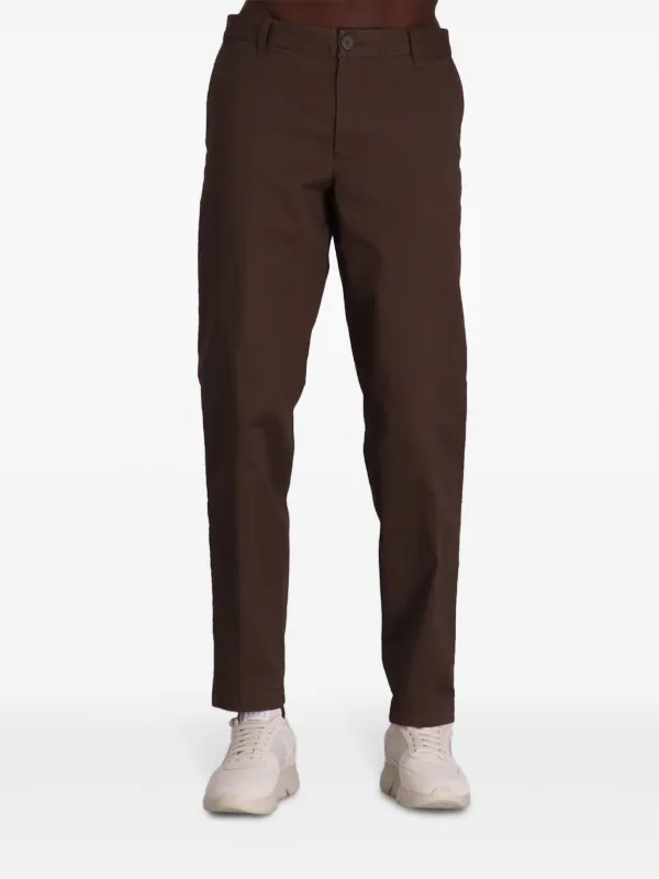 Armani Exchange straight leg Cotton Chinos Farfetch