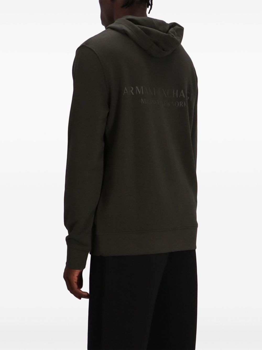 Armani Exchange logo-print hoodie Men