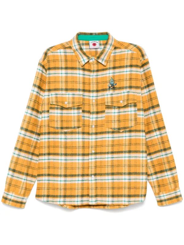 ICECREAM フランネル シャツ | イエロー | FARFETCH JP