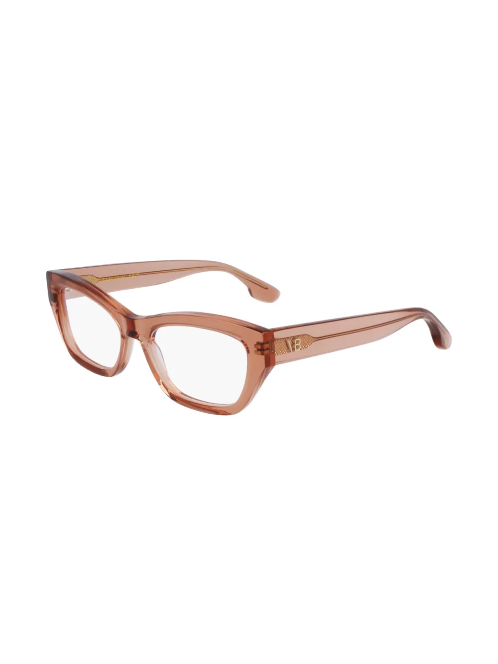 Victoria Beckham Eyewear Bril met doorzichtig montuur Roze