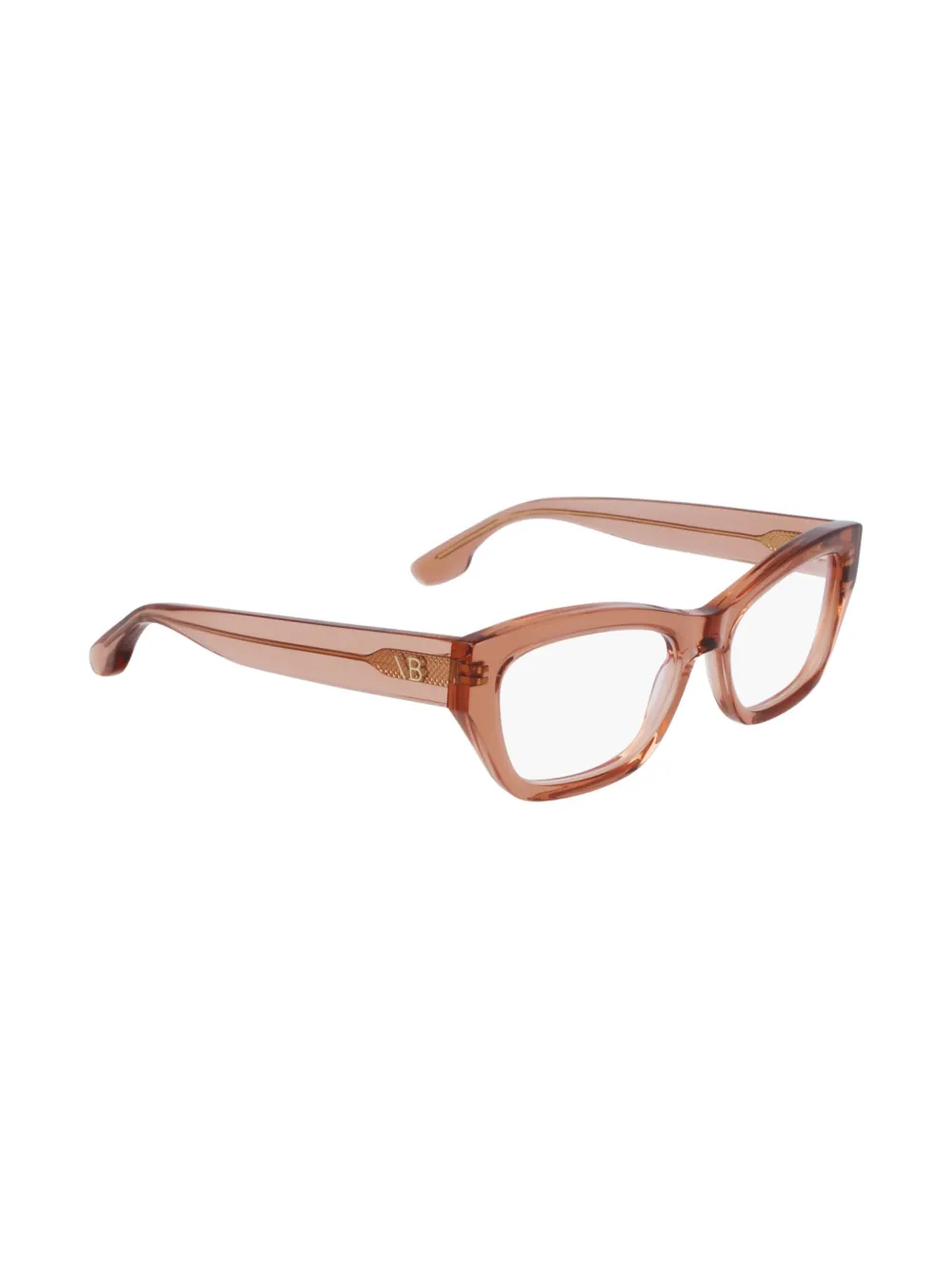 Victoria Beckham Eyewear Bril met doorzichtig montuur Roze