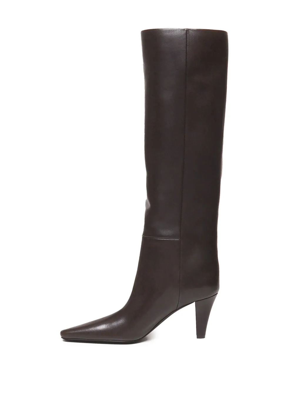 Saint Laurent 75mm Jill boots Brown