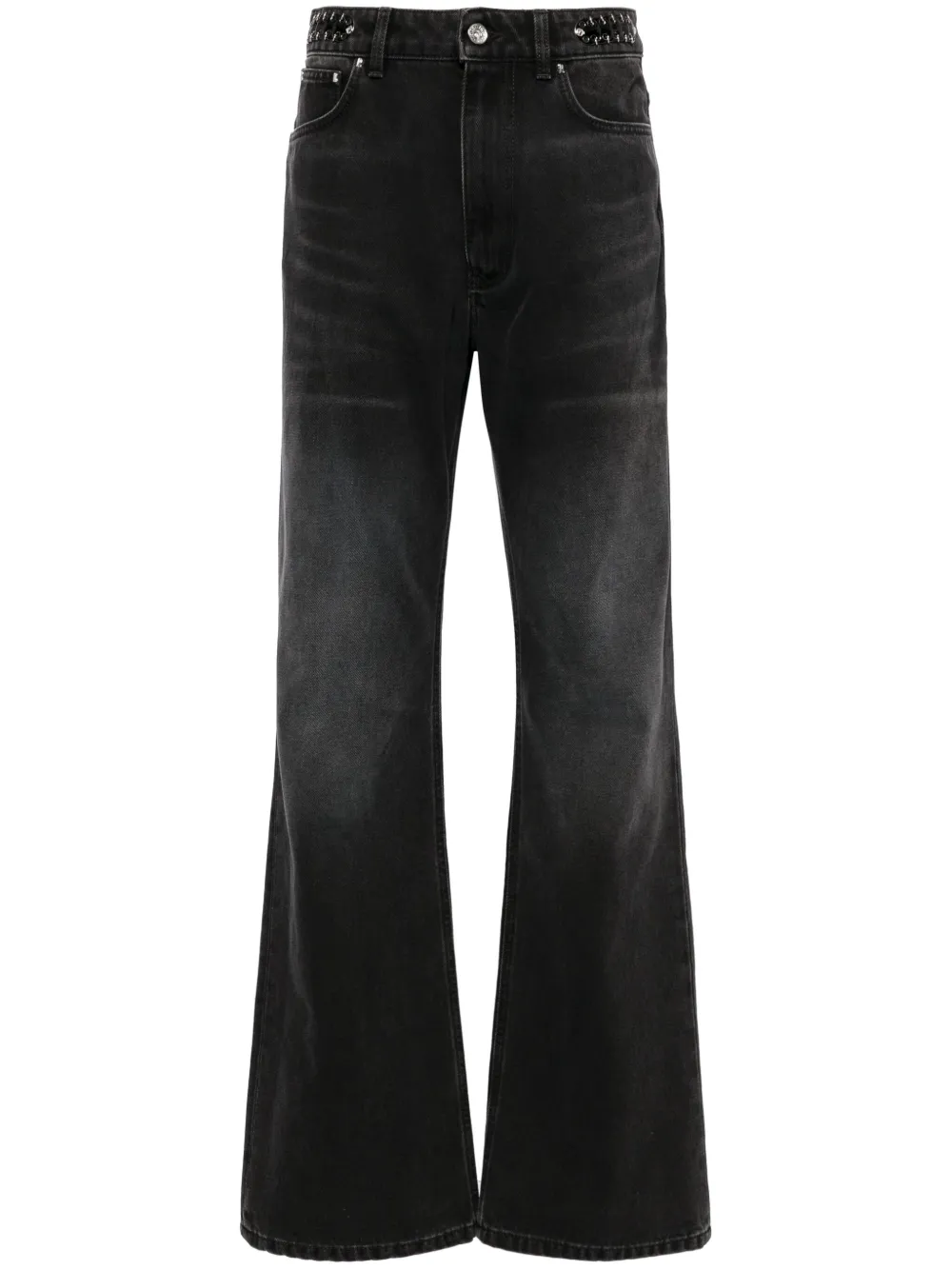 Rabanne Signature jeans Zwart