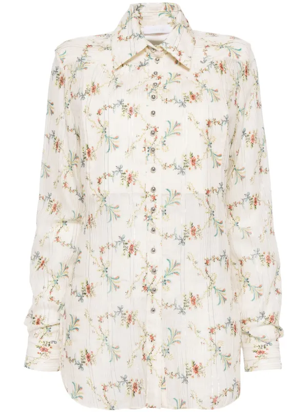 Rabanne Haut Shirt in Neutrals