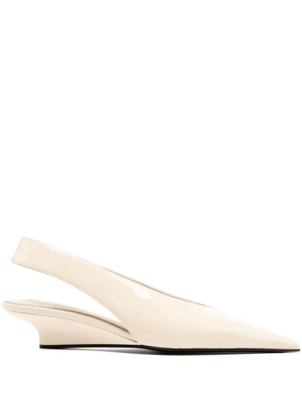 TOTEME The wedge-heel pumps Neutrals