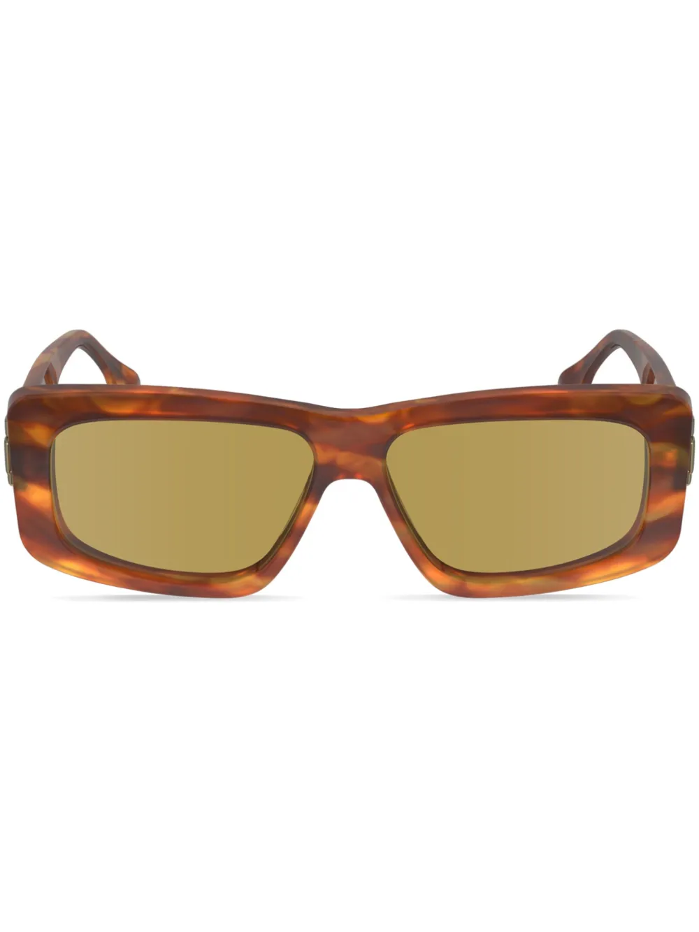 Victoria Beckham Eyewear Occhiali da sole squadrati - Marrone