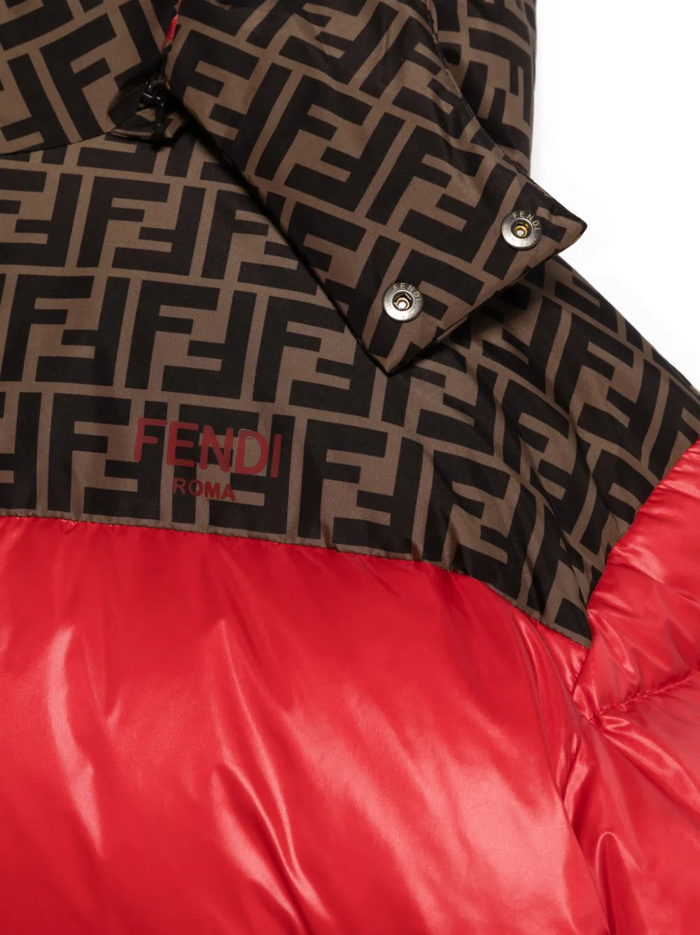 Fendi Kids FF-prints jack Groen
