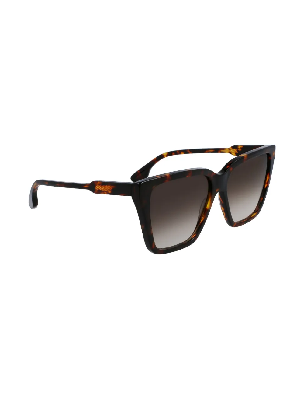 Victoria Beckham Eyewear Zonnebril met schildpadschild-design - Bruin