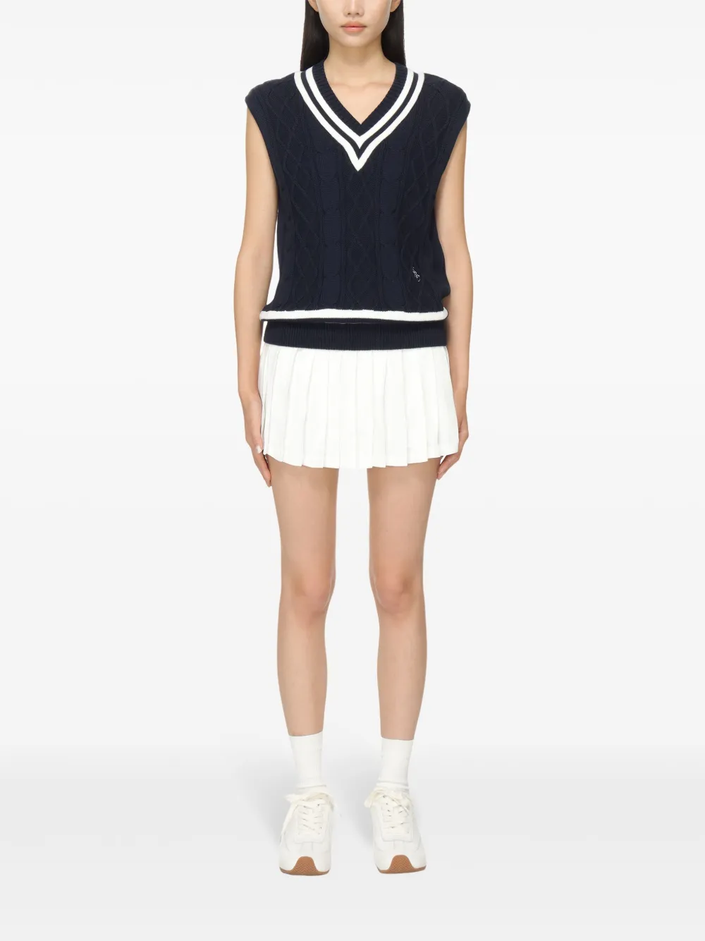 Sporty & Rich Spencer met V-hals - Blauw