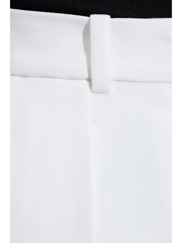 Jacquemus wide-leg Trousers | White | FARFETCH