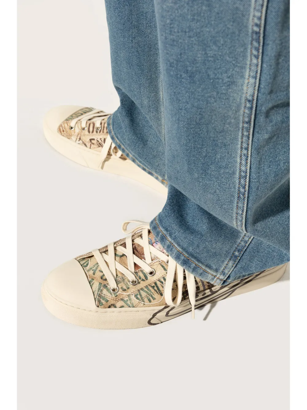 Vivienne Westwood Sneakers met Orb-print - Beige