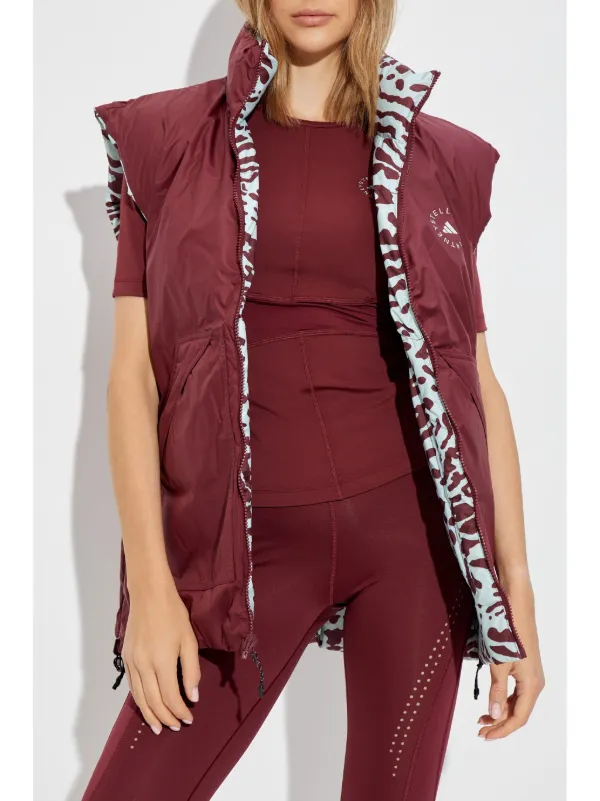 Adidas By Stella McCartney TrueNature Gillet | Red | FARFETCH