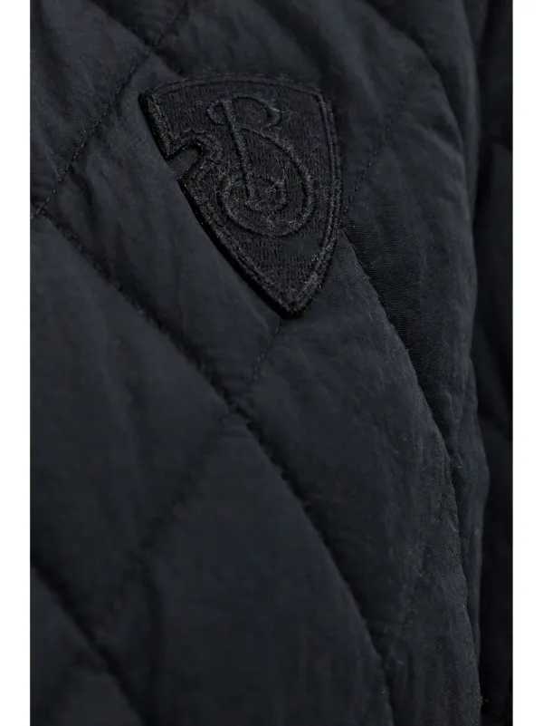 Burberry B Shield Puffer Jacket | Black | FARFETCH SG