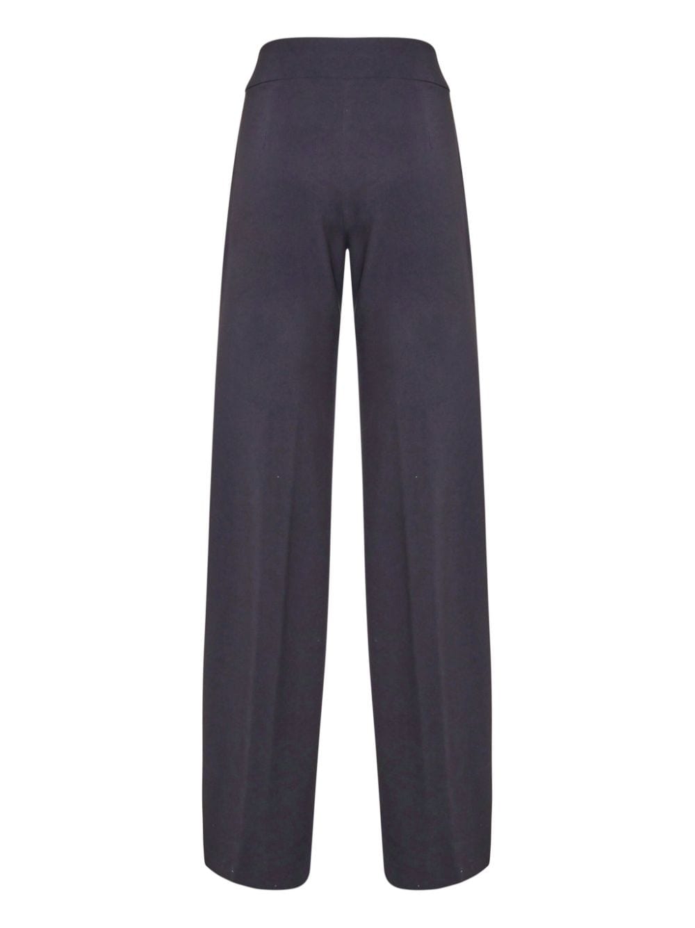 Genny high-waist straight-leg tailored trousers - Zwart