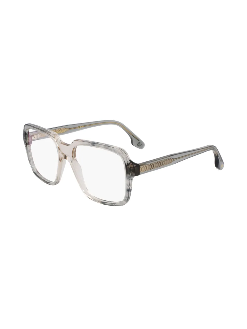 Victoria Beckham Eyewear Bril met doorzichtig montuur Grijs