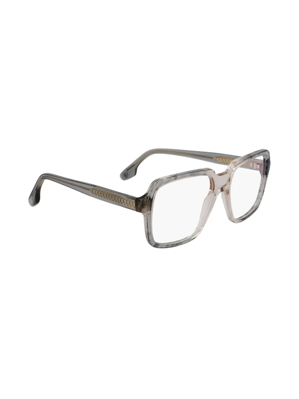 Victoria Beckham Eyewear Bril met doorzichtig montuur Grijs