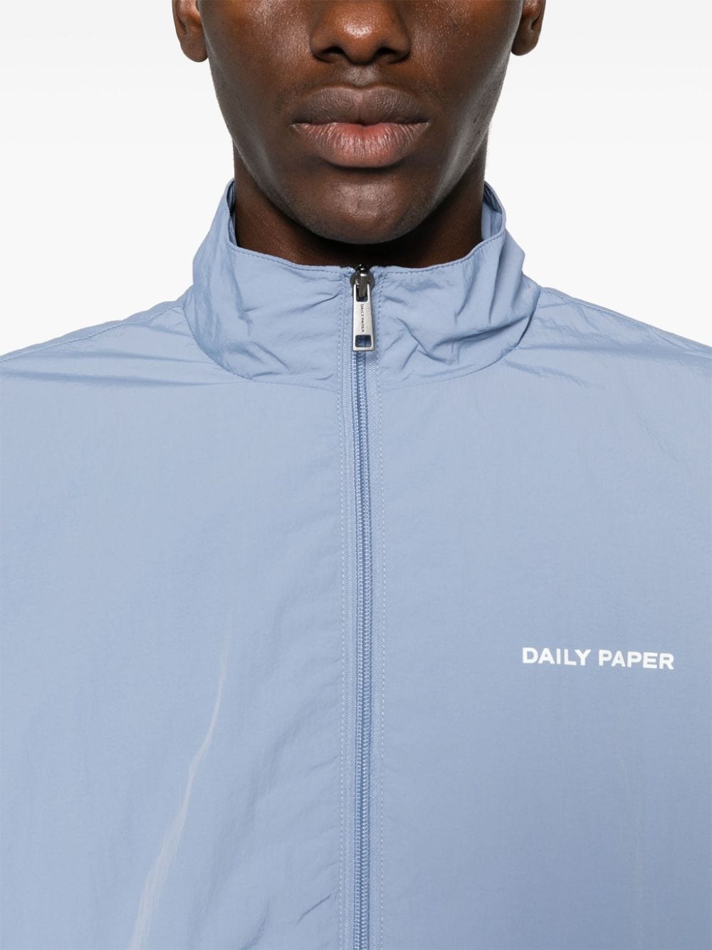 Shop Daily Paper Edward Jacket In Blue