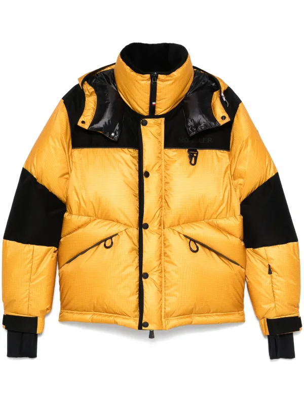 Moncler Grenoble Albiez Ski Jacket Yellow FARFETCH AE