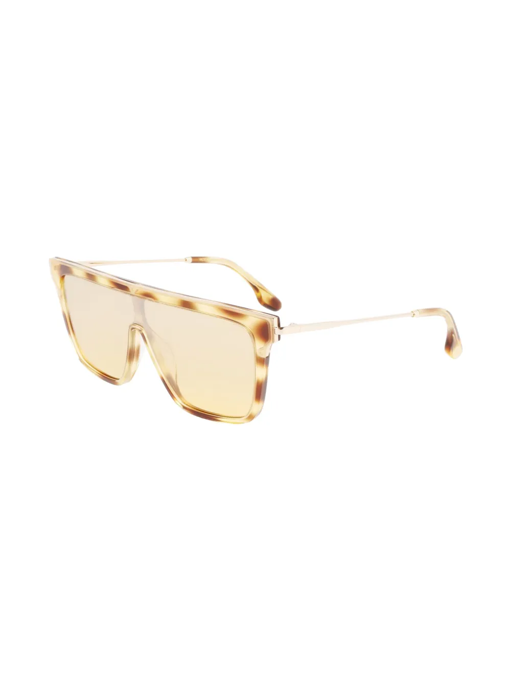Victoria Beckham Eyewear Zonnebril met vierkant montuur Bruin