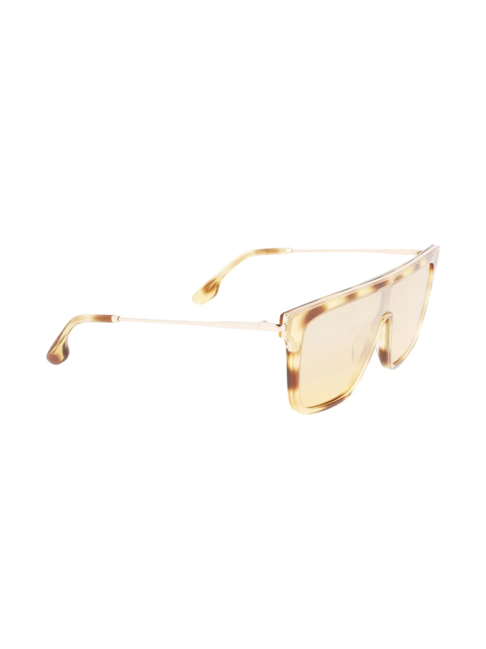 Victoria Beckham Eyewear Zonnebril met vierkant montuur Bruin