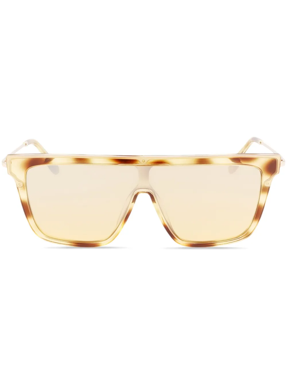 Victoria Beckham Eyewear Occhiali da sole squadrati - Marrone