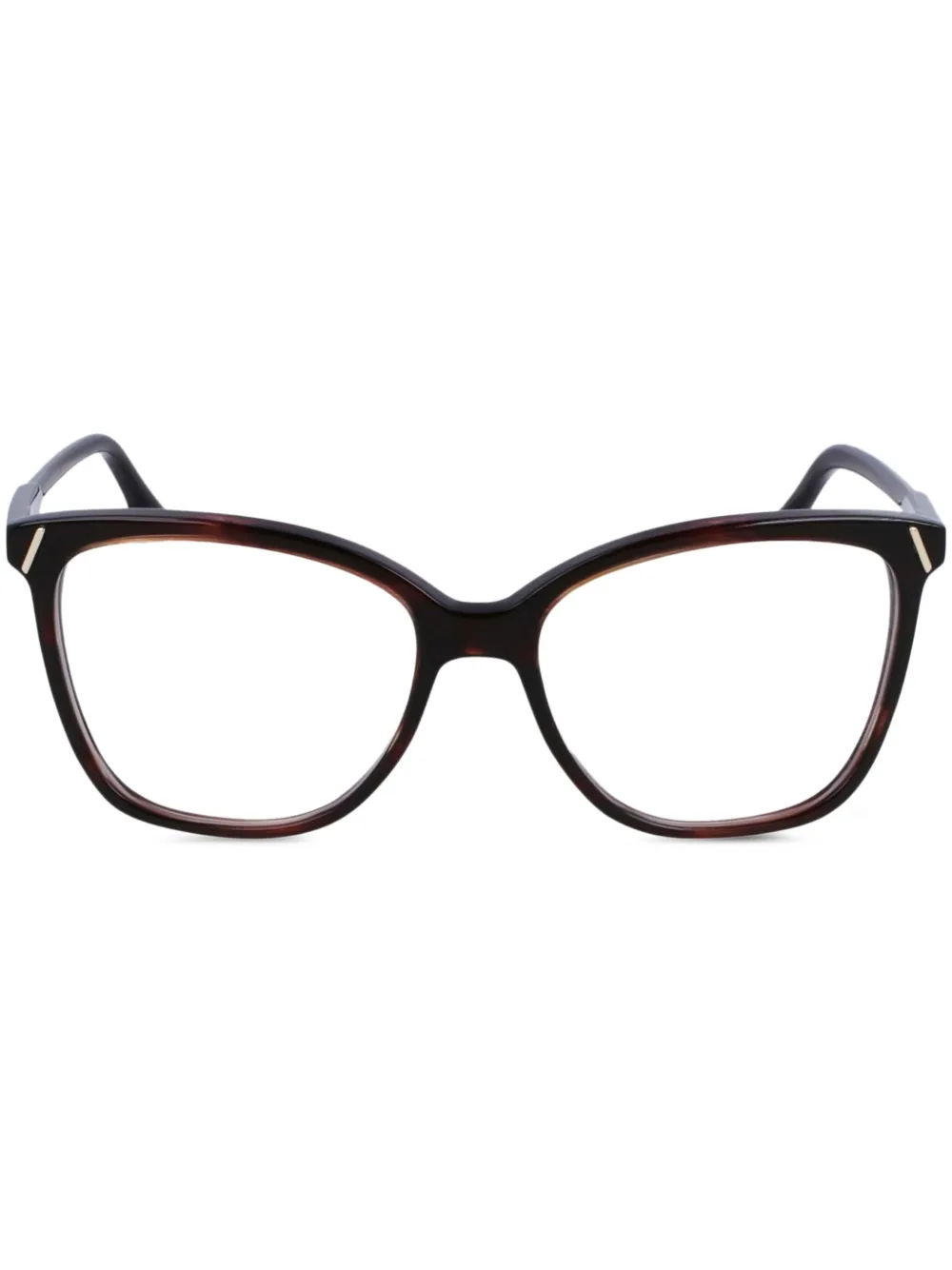 Victoria Beckham Eyewear VB2641 bril met vierkant montuur Bruin